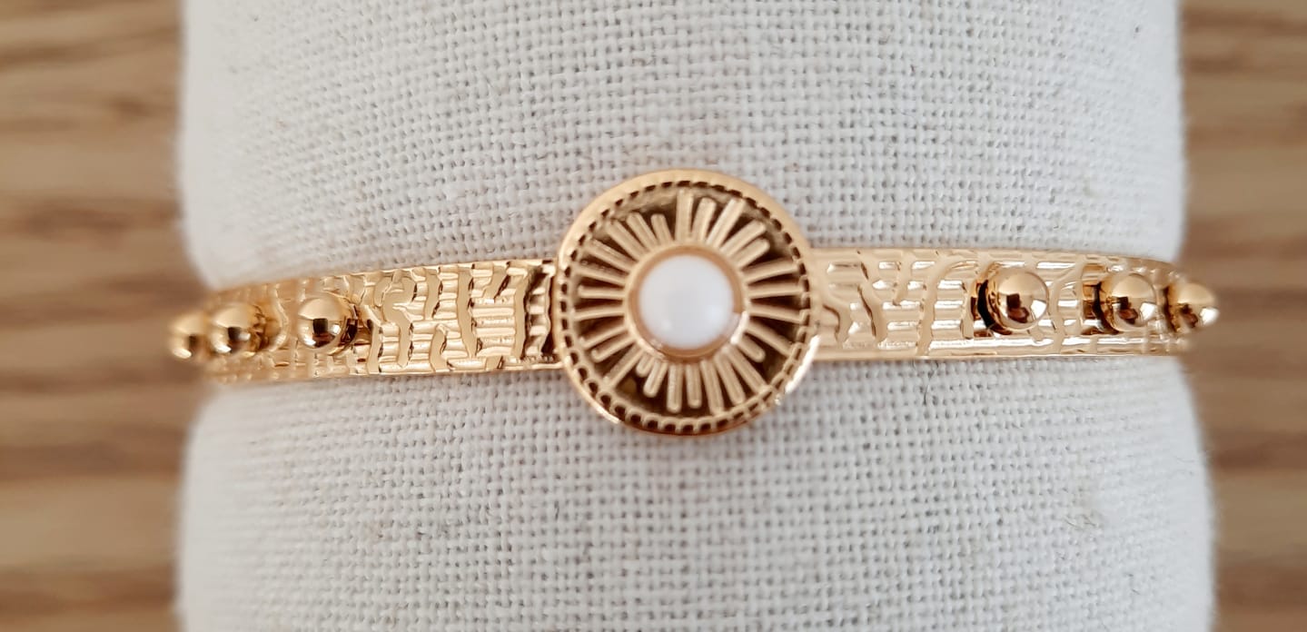 Bracelet Jonc blanc