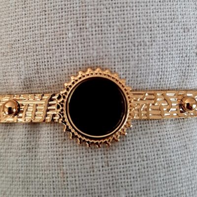 Bracelet Jonc noir