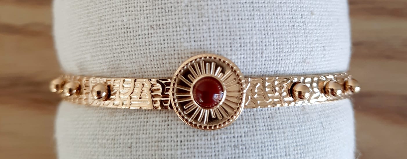 Bracelet Jonc rouge