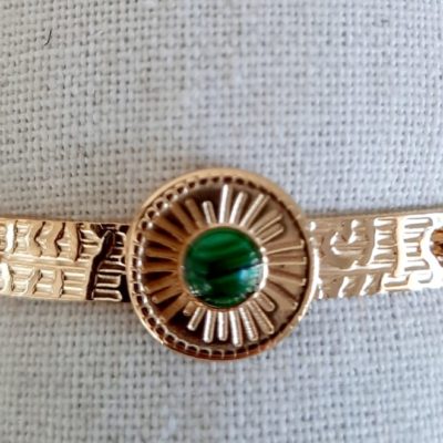 Bracelet Jonc vert