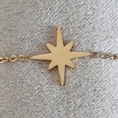 Bracelet étoile doré