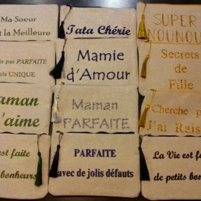 Grandes pochettes à message