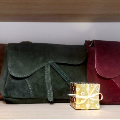 Sac en croûte de cuir